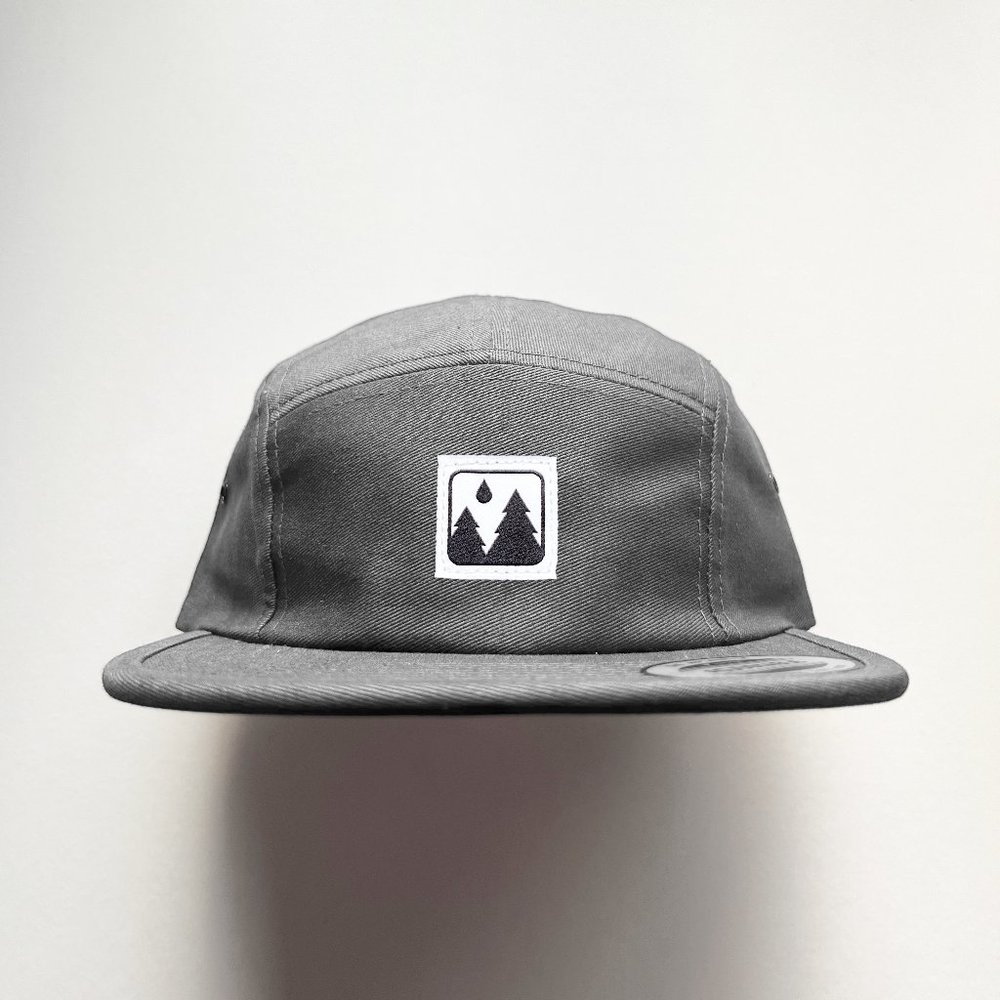 Elmntry - Grey/White, Icon 5 Panel Camp Hat